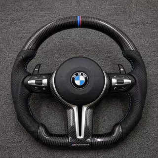 For BMW X3 Series F25 2012–2017 Custom Real Carbon Fiber Steering Wheel - YINGGENE