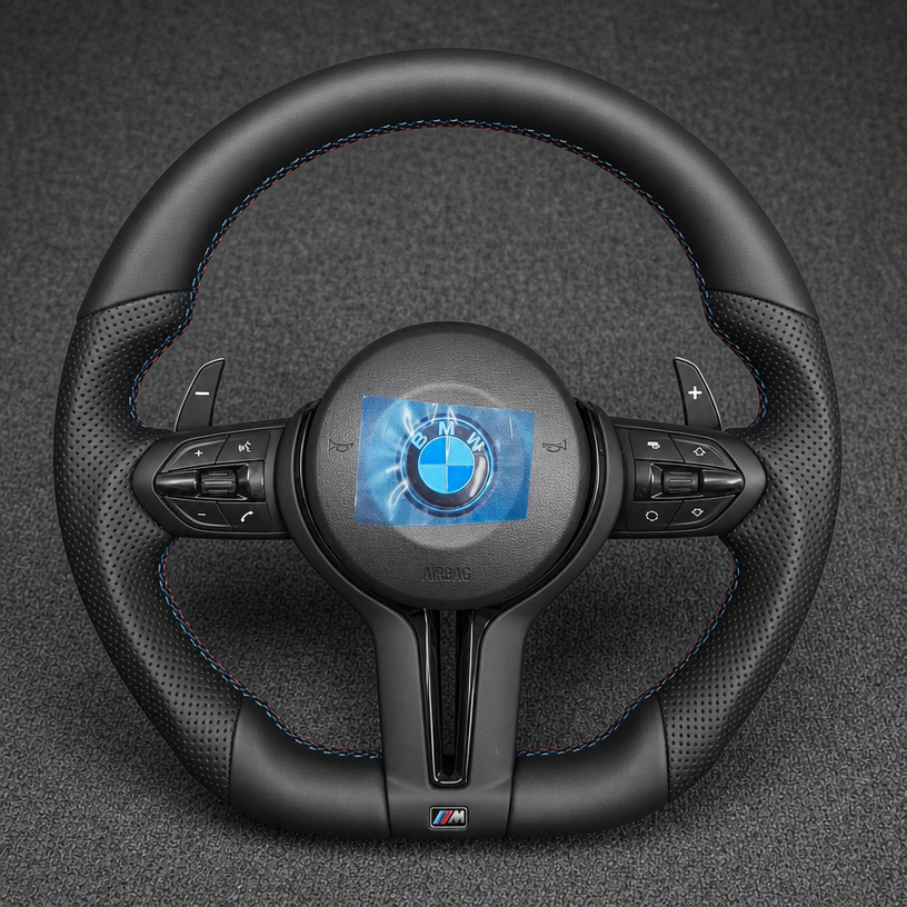 For BMW X5 Series E53 X5M E70 1999 – 2013 Custom Nappa leather steering wheel - YINGGENE