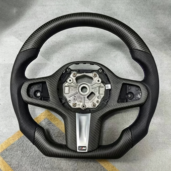 Real Carbon Fiber Matte Carbon Fiber Steering Wheel Suitable for BMW G12 G06 G05 G11 G22 G3
