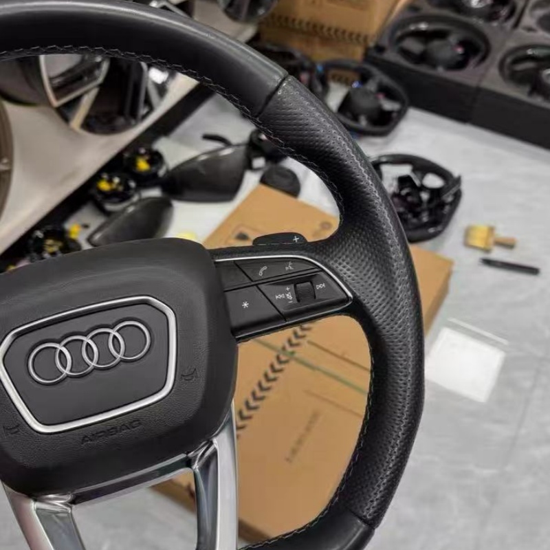 Leather Steering Wheel for Audi Q3 Q5 Q7 A4 A6 A3 A1 A7