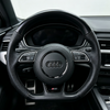 Multi functional Audi steering wheel, ergonomically designed, suitable for interior upgrades as a replacement steering wheel.