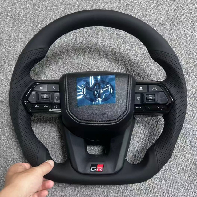 Leather Steering Wheel for Toyota Land Cruiser Mark X RAV4