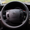 Custom Car Steering Wheel Braid Cover Non-slip Genuine Leather 100% Fit For Citroen C5 Auto Interior Accessories Steering Wrap