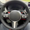 Custom Car Steering Wheel Braid Cover Soft 100% Fit For BMW M Sport F06 F10 F15 F16 F20 F21 F25 F30 Car Products Steering Wrap