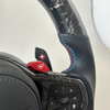 Forged Carbon Fiber Steering Wheel for BMW M3 M4 M5 M6 G20 G30 with Red M1 M2