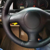 Custom Car Steering Wheel Braid Cover Soft 100% Fit For Volkswagen VW Golf 4 IV Passat B5 Variant Car Products Steering Wrap