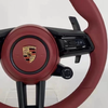 Perforated Nappa Leather Porsche 991.1 991.2 992 993 996 997 Steel Bordeaux Red