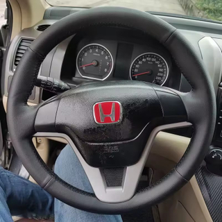Custom Car Steering Wheel Braid Cover 100% Fit For Honda CRV CR-V 2007 2008 2009-2011 Auto Interior Accessories Steering Wrap