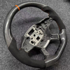 Customized Flat Bottomed Carbon Fiber Alcantara Steering Wheel for Ford Focus