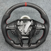 Suitable for Ford Mondeo Carbon Fiber Steering Wheel with 12 O'clock Return Mark