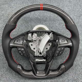 Suitable for Ford Mondeo Carbon Fiber Steering Wheel with 12 O'clock Return Mark