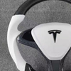 Tesla Aftermarket Real Carbon Fiber Model Y Model 3 Car Steering Wheel