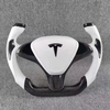 Gloss Carbon Tesla Model 3 Model Y Model X Model S Racing Steering Wheel