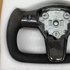 Customized Tesla Yoke Carbon Fiber Alcantara Steering Wheel for Model 3 Model Y