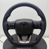 Nappa Leather Steering Wheel for Toyota Hilux REVO VIGO LC70 LC79 Fortuner