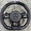 Mercedes A B C S Class Custom Carbon Fiber Steering Wheel with LED Shift Lights