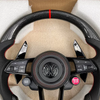 Volkswagen VW Custom Genuine Carbon Fiber Golf 7 8 GTI Polo MK7 Steering Wheel Carbon Fiber