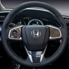 Custom Car Steering Wheel Cover 100% Fit For Honda Civic 10 CR-V CRV Clarity 2016-2021 Genuine Leather Auto Interior Accessories