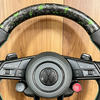 VW Steering Wheel Forged Carbon Fiber Steering Wheel Color Customization Suitable for VW Golf 8 Pro GTI MK7 MK8