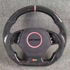 True Carbon Fiber Steering Wheel for Chevrolet Camaro Alcantara Airbag Cover