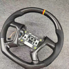 True Carbon Fiber Steering Wheel for Chevrolet Captiva with Left And Right Thumb Grip Patches