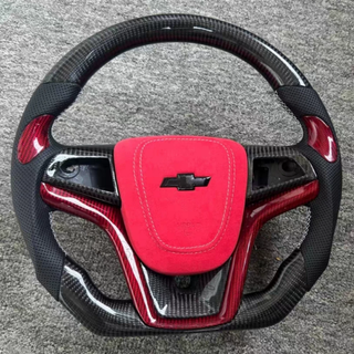 Chevrolet Custom Carbon Fiber Steering Wheel for Chevrolet Camaro/Bumblebee Custom Steering Wheel Ergonomic Grip