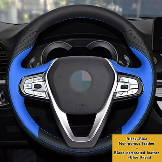 Custom Car Steering Wheel Braid Cover Comfortable 100% Fit For BMW X3 X4 G20 G21 F40 F44 G22 G23 G26 G30 G31 G32 G11 G12