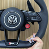 Contrast Stitching Genuine Leather Volkswagen VW Tiguan Steering Wheel For Golf 6 Golf5 MK7 MK6 MK5 MK4