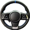 Custom Car Steering Wheel Braid Cover 100% Fit For Subaru Forester Ascent 2019 Crosstrek 2018-2019 Car Products Steering Wrap