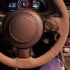 Custom Car Steering Wheel Braid Cover Anti Slip And Comfortable 100% Fit For Subaru BRZ 2016 2017 Car Products Steering Wrap