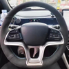 Custom Car Steering Wheel Braid Cover 100% Fit For BYD Song Plus Dmi Song Pro EV New Energy Qin Plus Car Products Steering Wrap