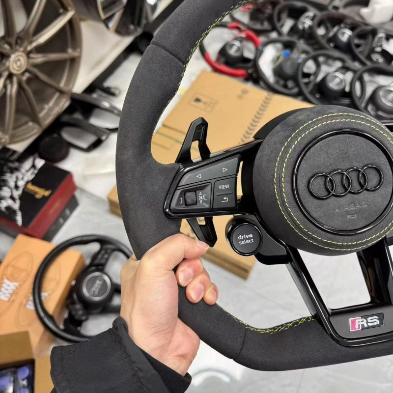 Rear installation base structure of steering wheel