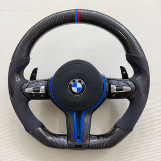  Real carbon fiber Alcantara steering wheel for BMW F20 F30 F10 E90