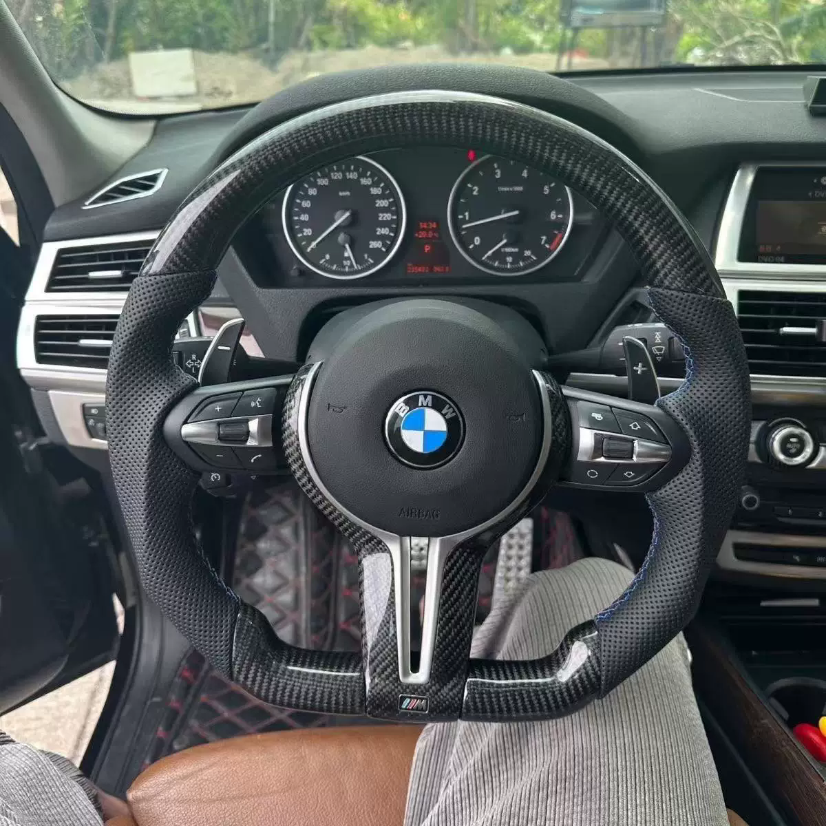 True Carbon Fiber F10 F11 F18 F01 F02 F03 F91 F92 F93 BMW Steering Wheel
