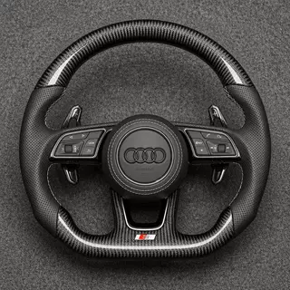Audi A8 D2 D3 D4 D5 1994-2026 Custom Real Carbon Fiber Steering Wheel 1994-2026 - YINGGEN