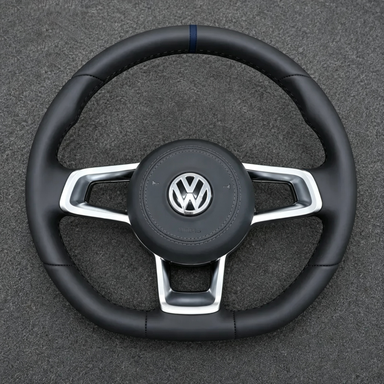 Volkswagen Golf 6 Typ5K PQ35 GTI Golf R 2008-2013 Custom Nappa Leather Steering Wheel - YINGGENE