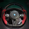 LED Real Carbon Fiber Steering Wheel for BMW E90 E91 E92 E93 F20 F10