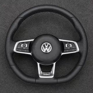 Volkswagen Golf 7 5G1 MQB GTI Golf R 2012-2017 Custom Nappa Genuine Leather Steering Wheel - YINGGENE