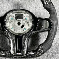 Real carbon fiber BMW steering wheel custom forged carbon fiber suitable for BMW G12 G06 G05 G11 G22 (20192026)-YG