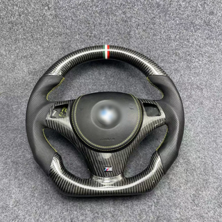 BMW Custom Real Carbon Fiber E90 E91 E92 M5 M4 M3 Steering Wheel Model Steering Wheel BMW Performance Steering Wheel
