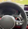 Custom Car Steering Wheel Braid Cover Soft 100% Fit For BMW M Sport F06 F10 F15 F16 F20 F21 F25 F30 Car Products Steering Wrap
