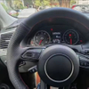 Custom Car Steering Wheel Braid Cover Non-Slip100% Fit For Audi A3 A4 A5 A6 A7 Allroad RS S6 S7 S8 Car Products Steering Wrap