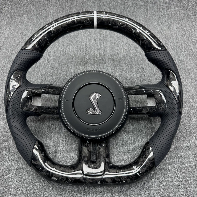 Ford Mustang Forged Carbon Fiber Custom Steering Wheel Ford Aftermarket Focus Steering Wheel