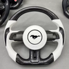 Ford Custom Real Carbon Fiber Mustang Steering WheelFord Aftermarket Focus Steering Wheel