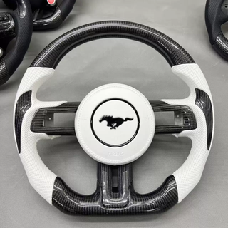 Ford Custom Real Carbon Fiber Mustang Steering WheelFord Aftermarket Focus Steering Wheel