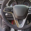 Custom Car Steering Wheel Braid Cover Soft 100% Fit For Chevrolet Monza Cruze Crvalier Malibu Captiva Car Products Steering Wrap