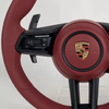 Perforated Nappa Leather Porsche 991.1 991.2 992 993 996 997 Steel Bordeaux Red