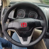 Custom Car Steering Wheel Braid Cover 100% Fit For Honda CRV CR-V 2007 2008 2009-2011 Auto Interior Accessories Steering Wrap