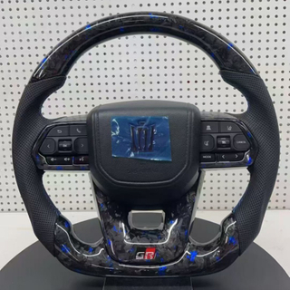 Custom Forged Carbon Fiber Steering Wheel for Toyota Hilux N70 N79