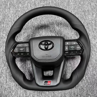 In Stock Genuine Leather Steering Wheel for Toyota GR Land Cruiser Hilux Camry Yaris
